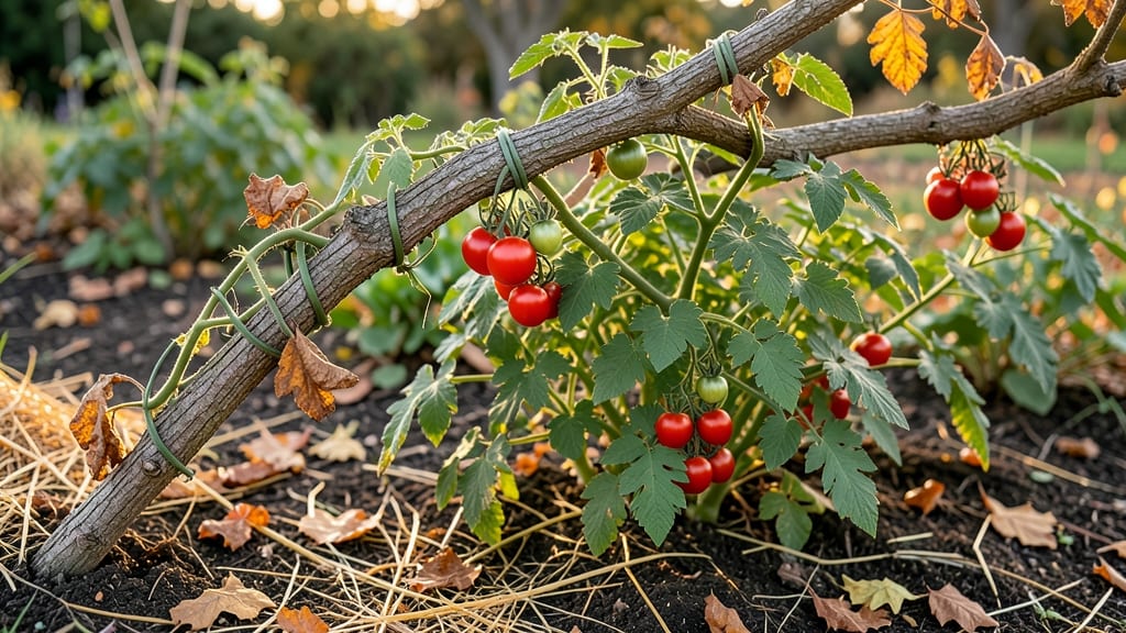 Tomato Cage and Falling Tree Branches: Sturdy DIY Supports for Heavy Vines Without Sagging