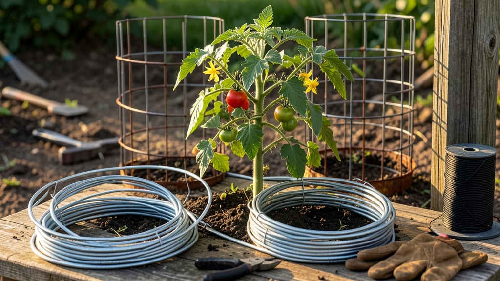 How to Make Wire Tomato Cages: Sturdy DIY Supports for Heavy Vines Without Sagging