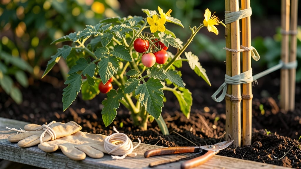 What to Use to Tie up Tomato Plants: Sturdy, Flop-Proof Supports for Heavy Harvests